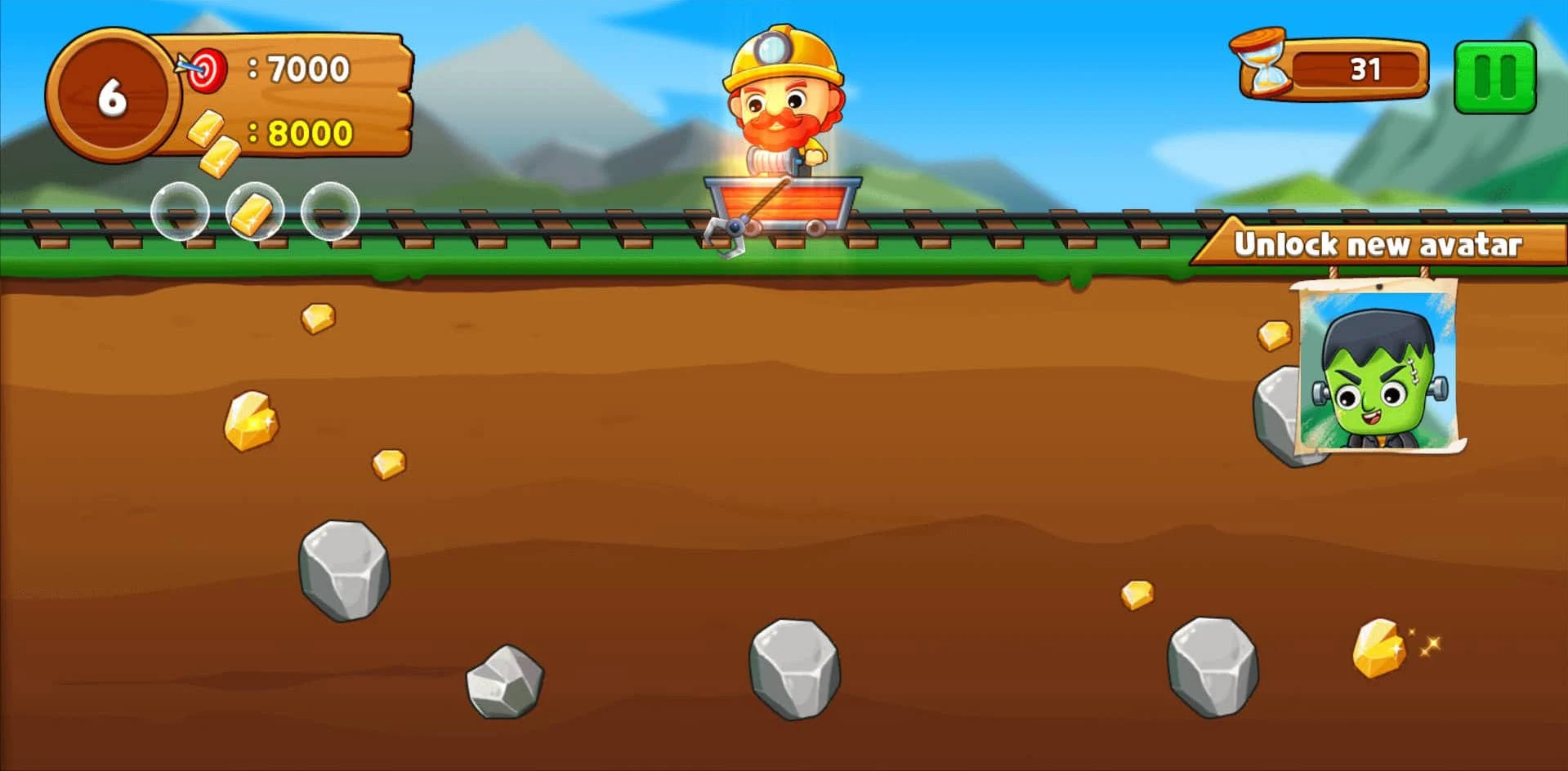 Gold Miner: Digger Man screenshot